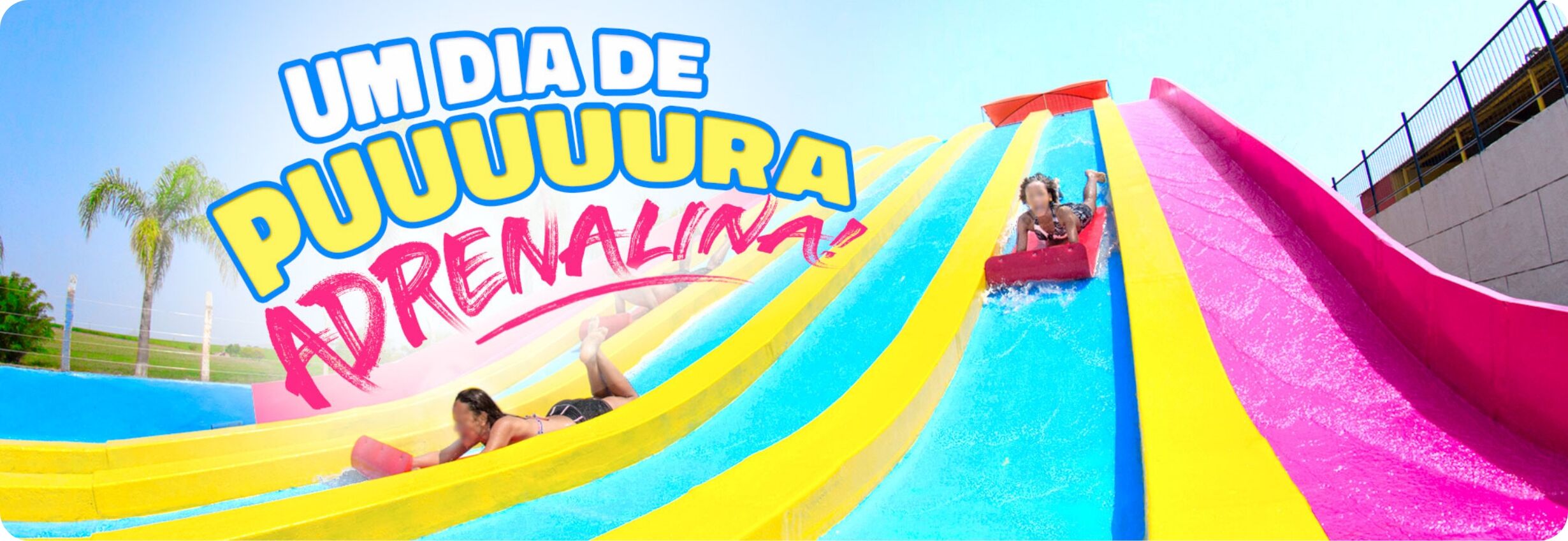 Banner feriado em Castelo Park Aquático